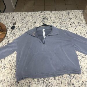 Lululemon brushed soft stream 1/2 zip